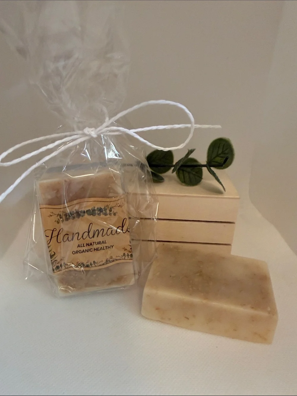 Handmade All-Natural Bath Soap - Cream